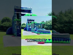 Opblaasbare waterglijbaan