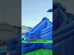 Opblaasbare waterglijbaan