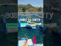 Watersport kleurrijke sleepbare opblaasbare bananen boot buis Vliegende vis voor de zee