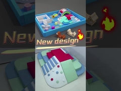 Kinderen Soft Play Ball Pit Een complete set Soft Play Rainbow Bridge Soft Play apparatuur