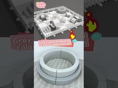 Soft Play Area Kids Grijs en Wit Soft Play Equipment Party Play Games Voor feestverhuur