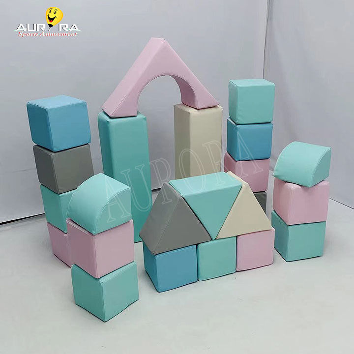 Pastel Baby Soft Play Klimblokken voor feestverhuur Custom Soft Play-apparatuur