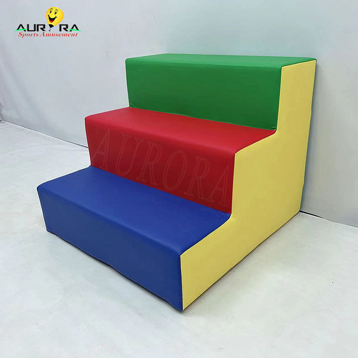 Kleurrijke kleuter baby soft play apparatuur voor verhuur soft play set