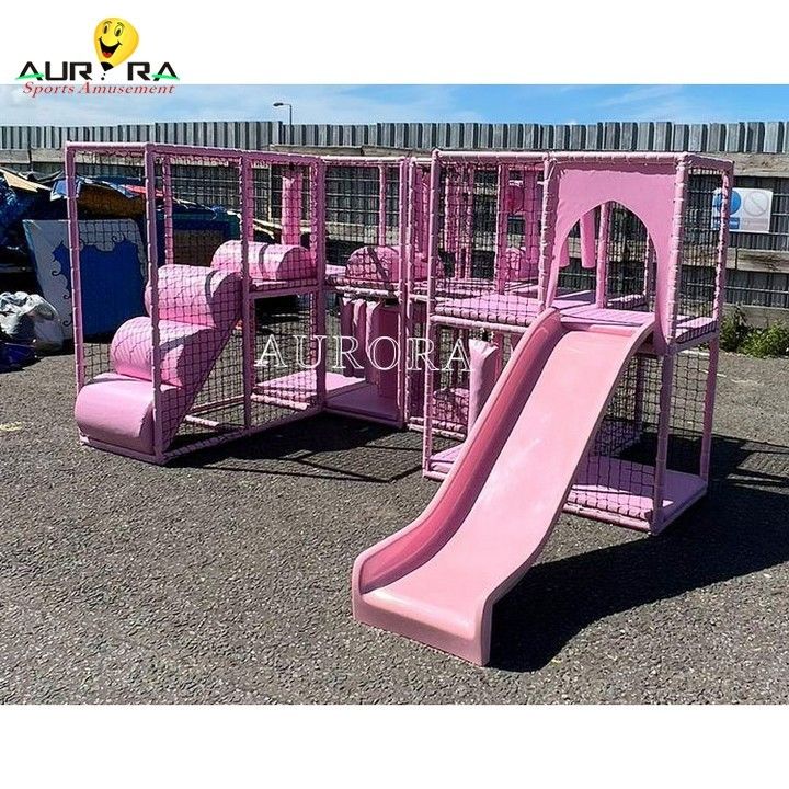 Soft Play Playground Kids Indoor Outdoor Pastel Roze Te koop Sensorische kamer