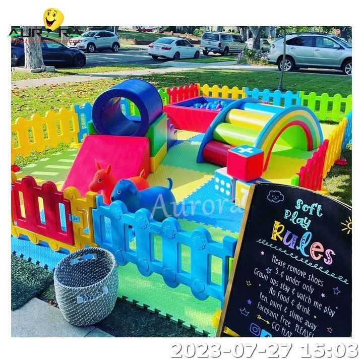 Soft Play For Toddlers Ball Pit Soft Play Sets Kinderen spelen pretpark buiten