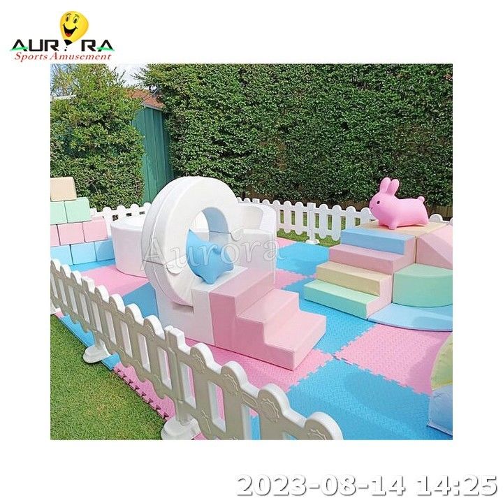 Schuimmatten Indoor Soft Play Hartvorm Indoor Playground Witte Ball Pit