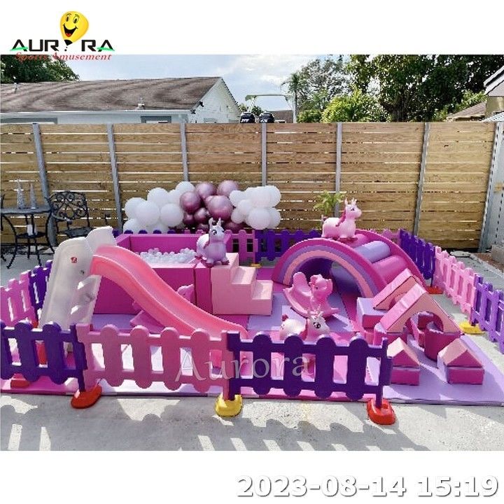 Schuimmatten Indoor Soft Play Hartvorm Indoor Playground Witte Ball Pit