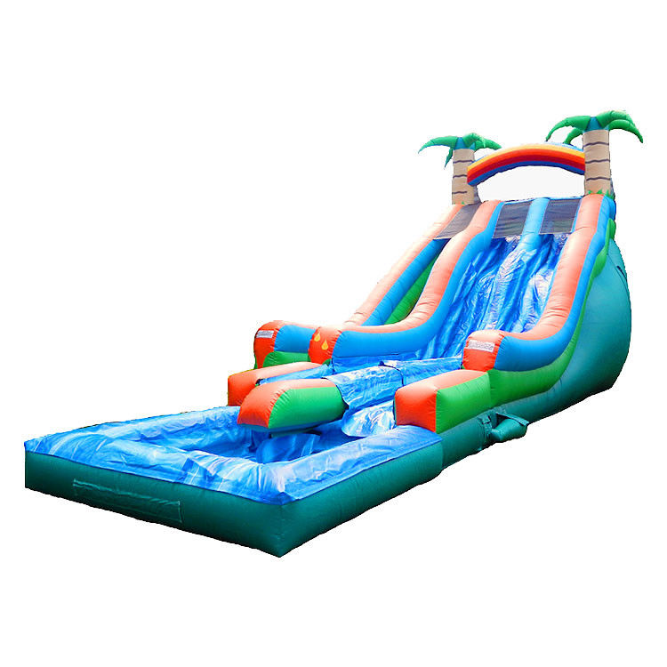 Park reusachtige opblaasbare waterslide voor volwassenen buiten type speeltuin voor kinderen