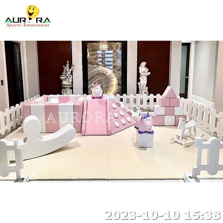 Populaire gemengde kleuren Klimmer Ball Pit Kinderen Outdoor Playground Soft Play