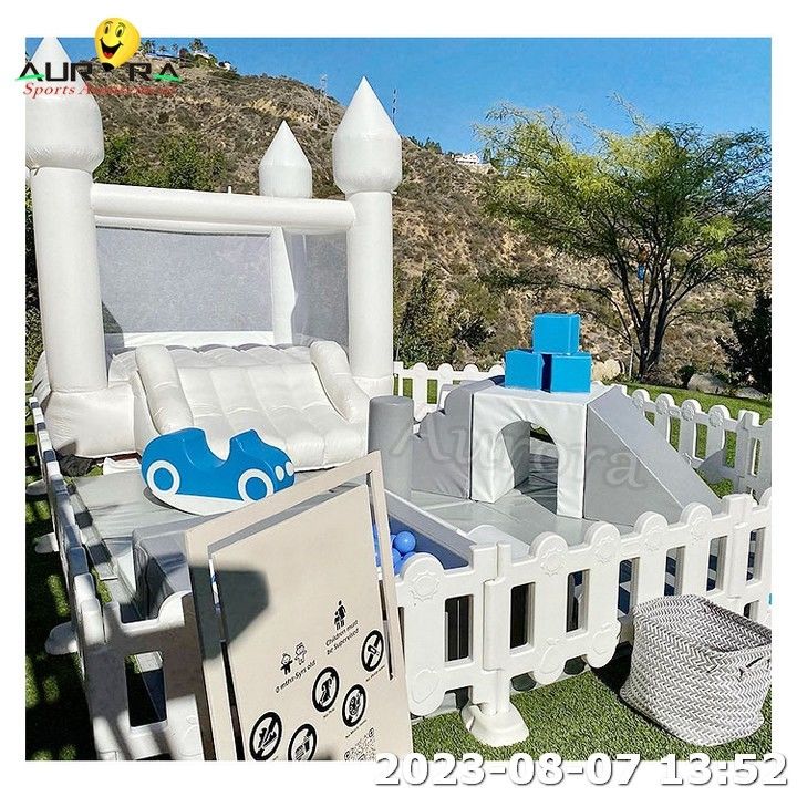 Purple Soft Play-apparatuur voor kinderen Outdoor Playground Indoor Soft Play