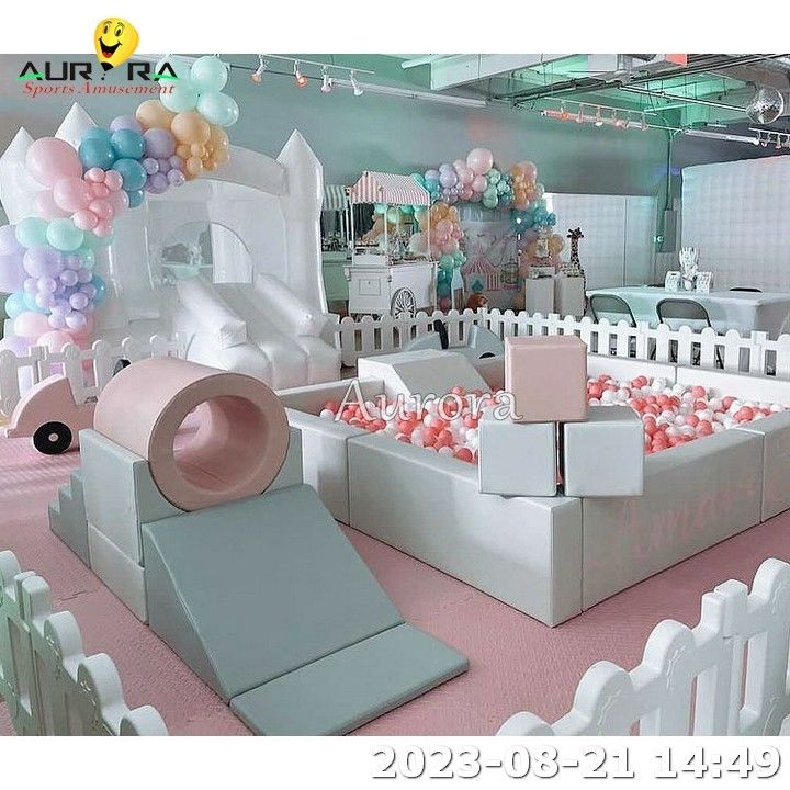 Warm te koop speeltuin apparatuur zachte speelruimte kinderen Indoor Ball Pool Pit Set