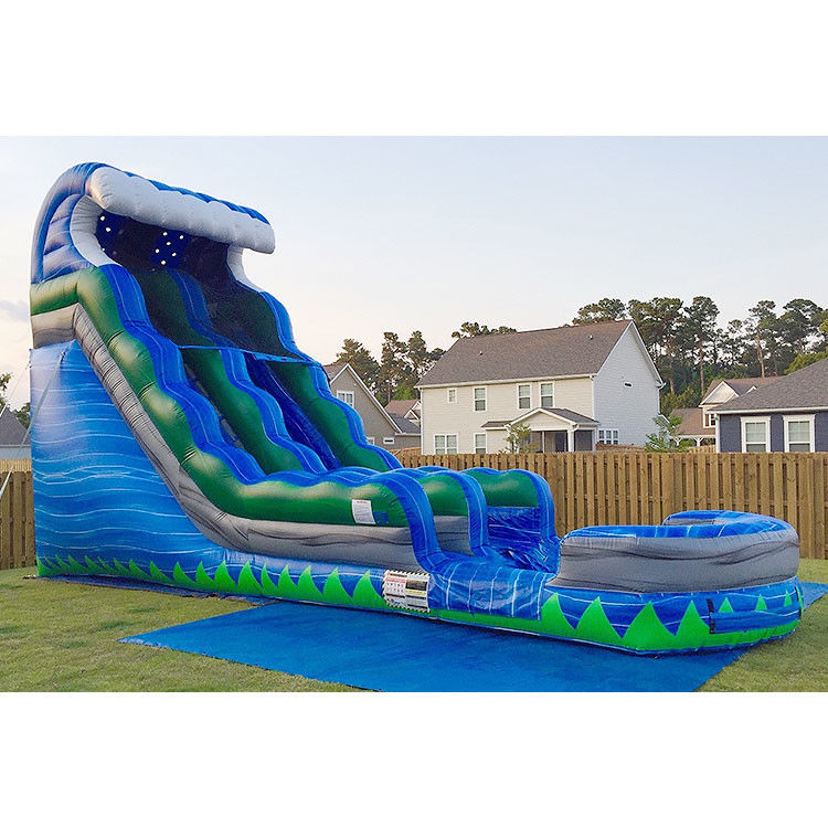 Grote opblaasbare glijbaan watermeer opblaasbaar waterpark voor kinderen en volwassenen buiten