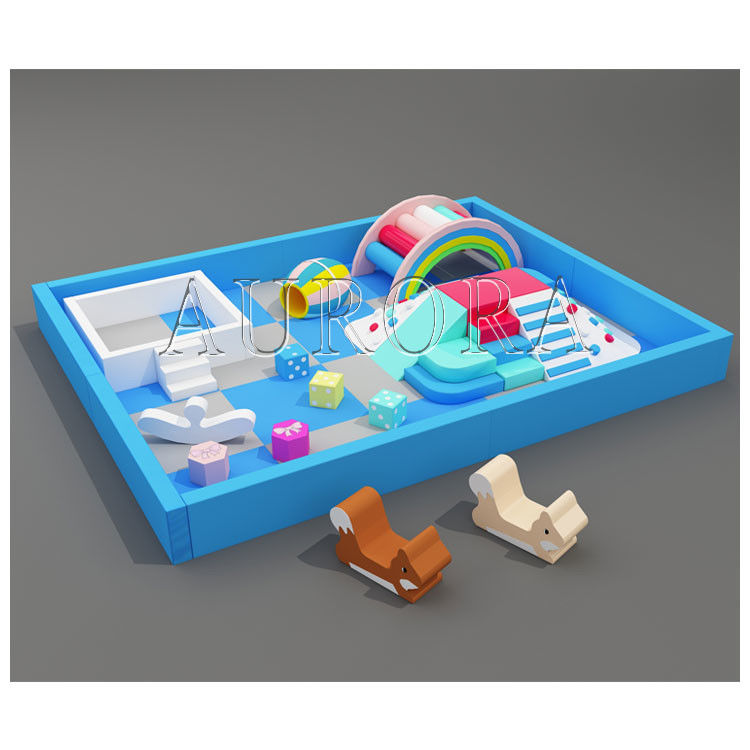 Kinderen Soft Play Ball Pit Een complete set Soft Play Rainbow Bridge Soft Play apparatuur