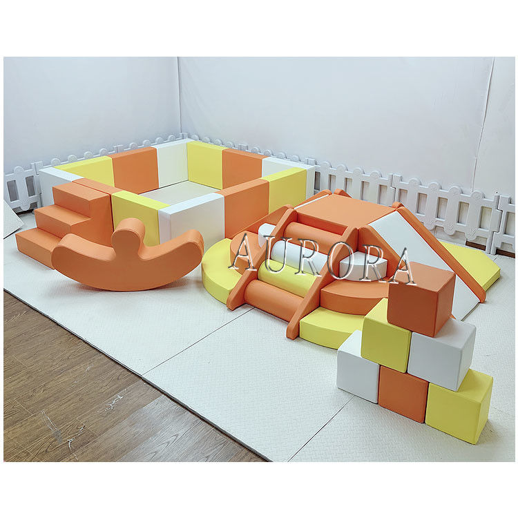 Oranje Goedkoop Soft Play Equipment Soft Play Area Kinderen Indoor Soft Play Equipment