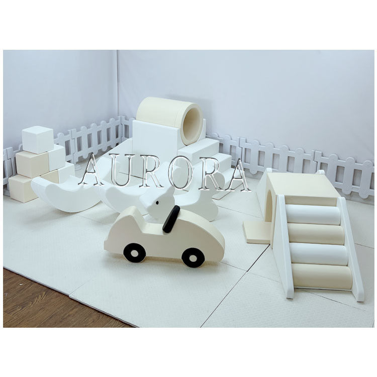 Soft Play Set Outdoor Wit met Naakt Kleur Pakket Set voor Kinderen